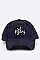 Embroidered Girl Gang Cotton Cap LA-EMH0956D