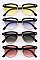 Pack of 12 Pieces Color Lens Browline Sunglasses LA107-30371LTGF