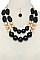 POSH MULTI-BEADS LAYERED FASHION NECKLACE SET JY-MNE6612