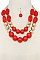 POSH MULTI-BEADS LAYERED FASHION NECKLACE SET JY-MNE6612