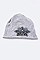 Fashionable Sequined Flower Patch Jersey Convertible Beanie LA-DT2626-MF106