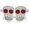 Pack of 12 Funny Skull Novelty Sunglasses