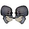 Pack of 12 Horror Skull Novelty Sunglasses