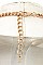 V-SHAPED NET CHAIN NECKLACE SET