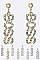 Pack of 12 BOSS Crystal Drop Earrings