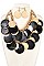 BUNDLED DISK BIB NECKLACE SET