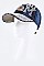 Crystal FOOTBALL MOM Embellished Fashion Denim Cap LA-HT277X053