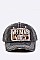 WEEKEND VIBES Embroidery Cotton Cap LA-T13WKN02