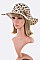 Pack of 12 Vail Flower 2 Tone Hat