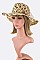 Pack of 12 Vail Flower 2 Tone Hat