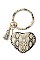 PYTHON PRINT HEART SHAPED POUCH