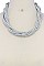 TWISTED SHORT STATEMENT NECKLACE JYMS-8498