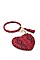 PYTHON PRINT HEART SHAPED POUCH