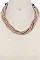TWISTED SHORT STATEMENT NECKLACE JYMS-8498
