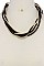 TWISTED SHORT STATEMENT NECKLACE JYMS-8498