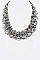 Loop Seed Beads Bib Necklace