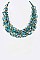 Loop Seed Beads Bib Necklace