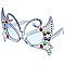 Pack of 12 Clear Butterfly Novelty Sunglasses