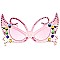 Pack of 12 Clear Butterfly Novelty Sunglasses