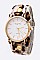 Iconic  Animal Printed Calf Leather Fashion Watch