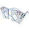 Pack of 12 Clear Cards Novelty Sunglasses