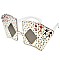 Pack of 12 Clear Cards Novelty Sunglasses