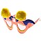 Pack of 12 Clown Mouth Novelty Glasses