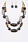 Mix Beads Layered Necklace Set