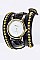 Stylish Wrapped Studded Leather Band Watch LA-1387