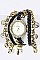 Stylish Fringe Beads Wrapped Braid Strap Watch LA-1980