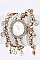 Stylish Fringe Beads Wrapped Braid Strap Watch LA-1980