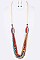 Mix Seed Beads Long Necklace Set