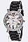 Trendy Funny Number Crystal Dial Silicon Watch LA 05-1651