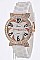 Trendy Funny Number Crystal Dial Silicon Watch LA 05-1651