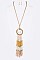 ICONIC FRINGED SEED BEADS NECKLACE SET