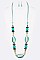 ASSORTED BEADS LONG NECKLACE SET