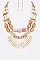 MIXED CERAMIC BEADS STATEMENT NECKLACE SET