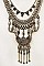 TIERED MIX ORNATE BIB NECKLACE SET