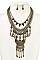 TIERED MIX ORNATE BIB NECKLACE SET