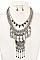 TIERED MIX ORNATE BIB NECKLACE SET