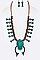 Western Squash Blossom Statement Necklace Set
