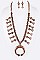 Squash Blossom Statement Necklace Set