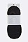 Pack of (12 Pairs)  No Show Cotton Socks LA-Z67017