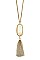 TASSEL PENDANT OPAL STONE NECKLACE SET