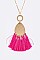 STYLISH TASSEL PENDANT NECKLACE