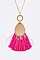 STYLISH TASSEL PENDANT NECKLACE