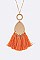 STYLISH TASSEL PENDANT NECKLACE