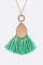 STYLISH TASSEL PENDANT NECKLACE