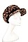 STYLISH ANIMAL PRINT NEWSBOY CAP