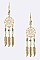 PACK OF 12 Pairs Dream Catcher Feather Earrings